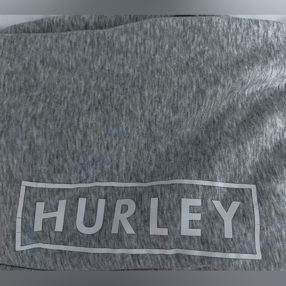 Men’s Hurley Heather Light Grey Sweatpants - Picture 2 of 4